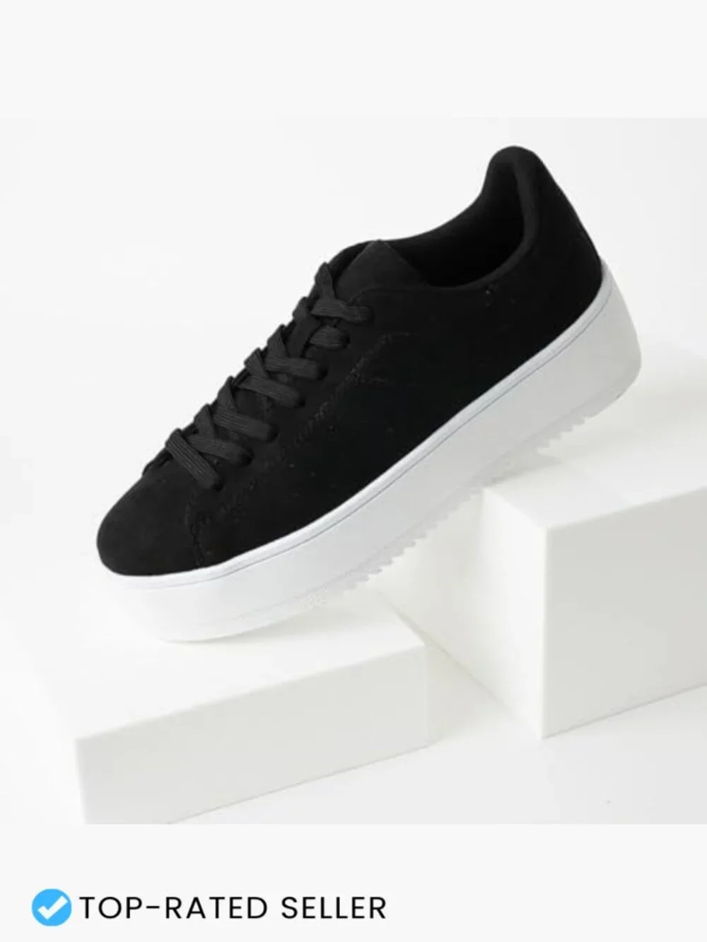 Platform Sneakers Lace Up Fashion Shoes Casual Comfort Chic Modern Urban Style
